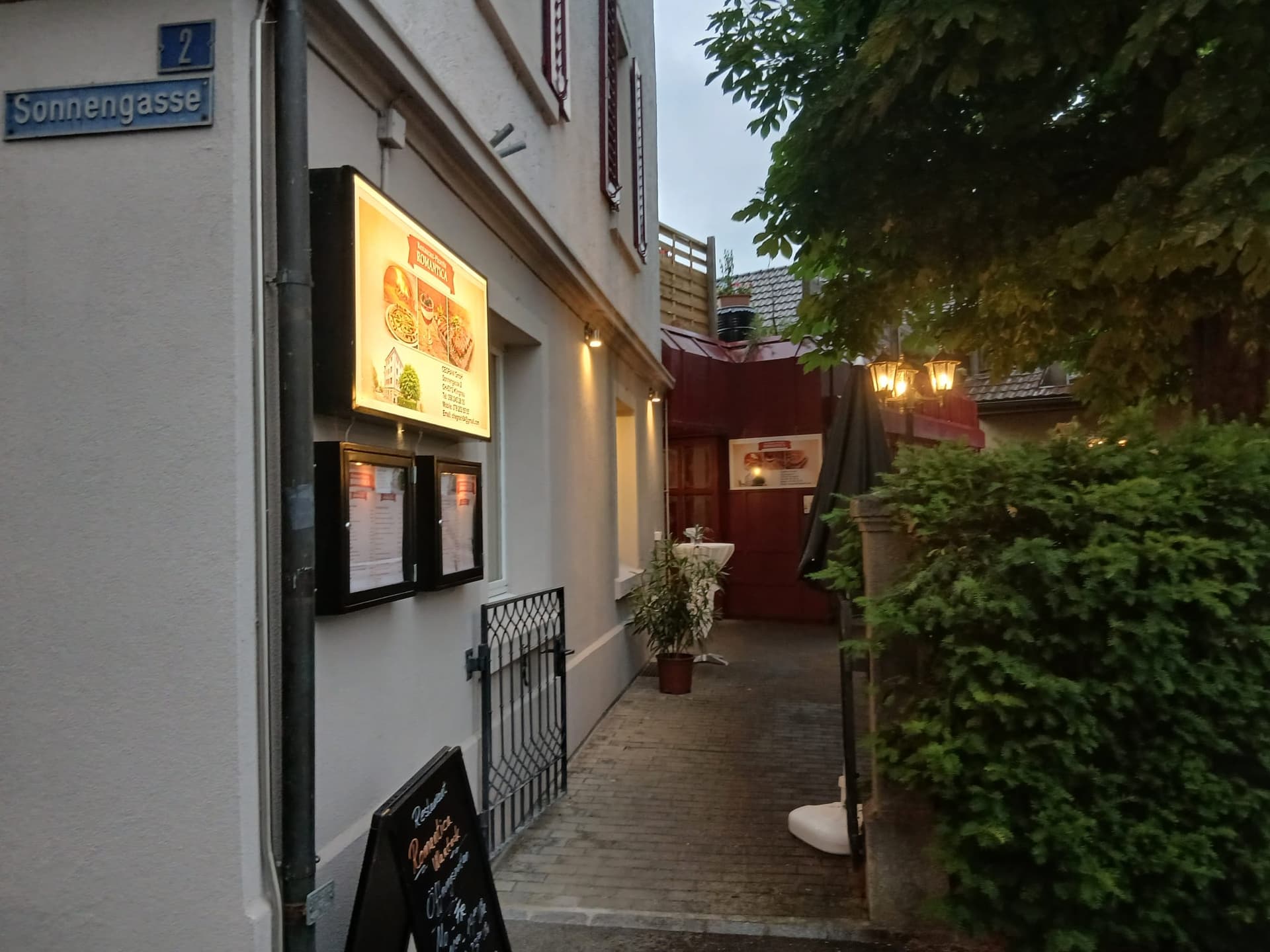 Restaurant interior